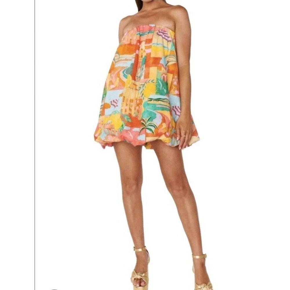 Show Me Your Mumu Beverly Bubble Dress Postcards From Italia Size M NWT $168